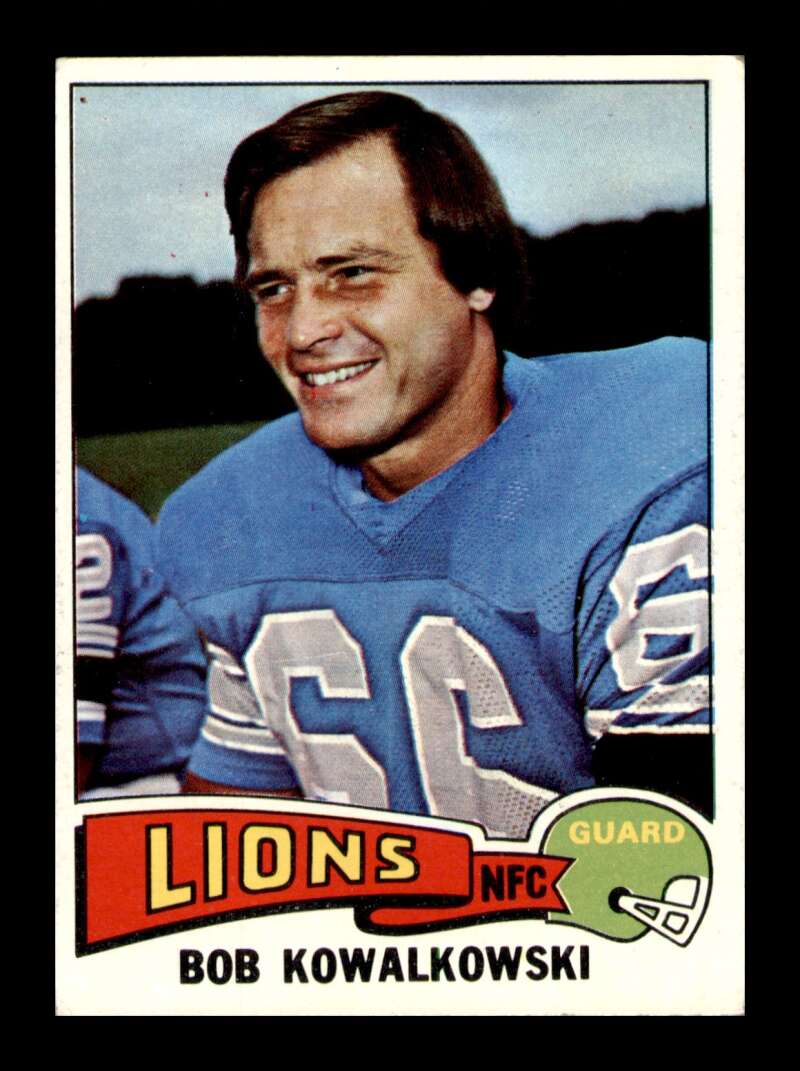 Load image into Gallery viewer, 1975 Topps Bob Kowalkowski #304 Detroit Lions Image 1
