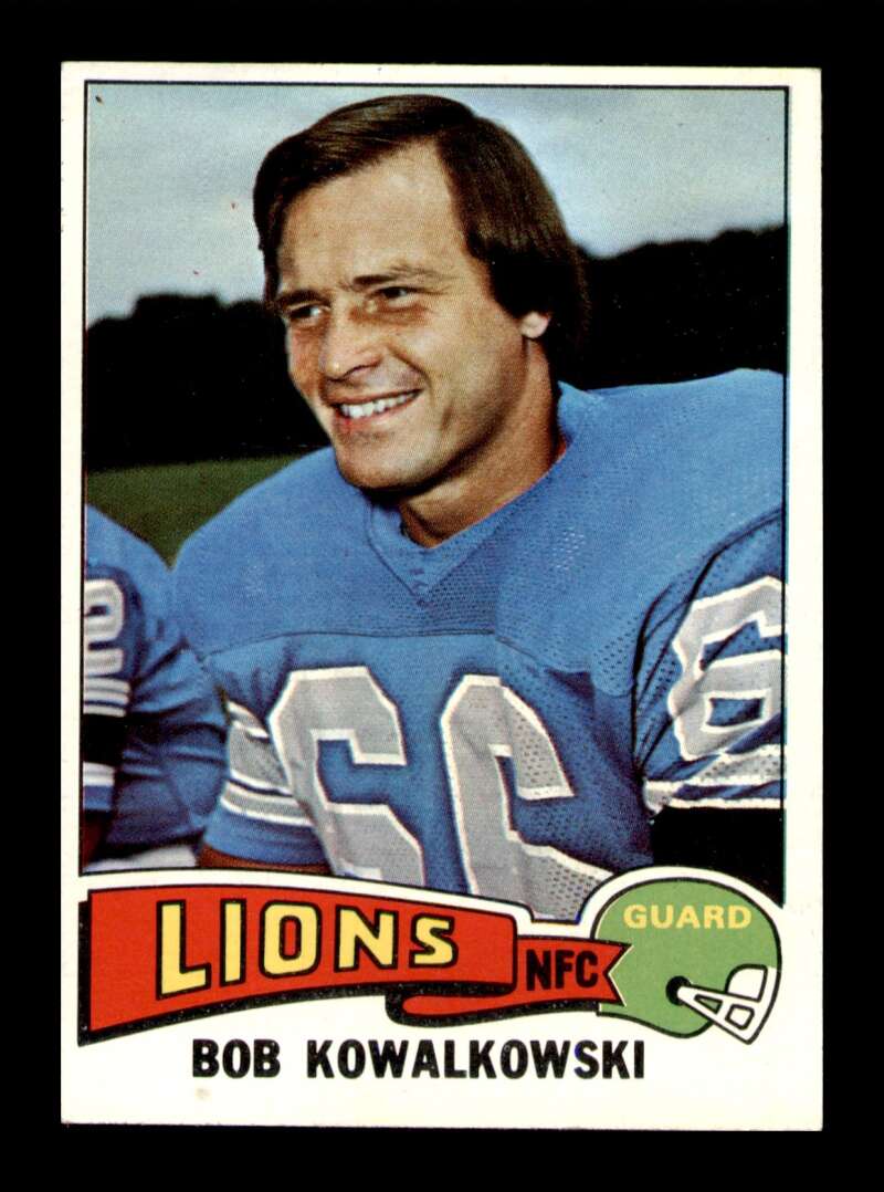 Load image into Gallery viewer, 1975 Topps Bob Kowalkowski #304 Detroit Lions Image 1
