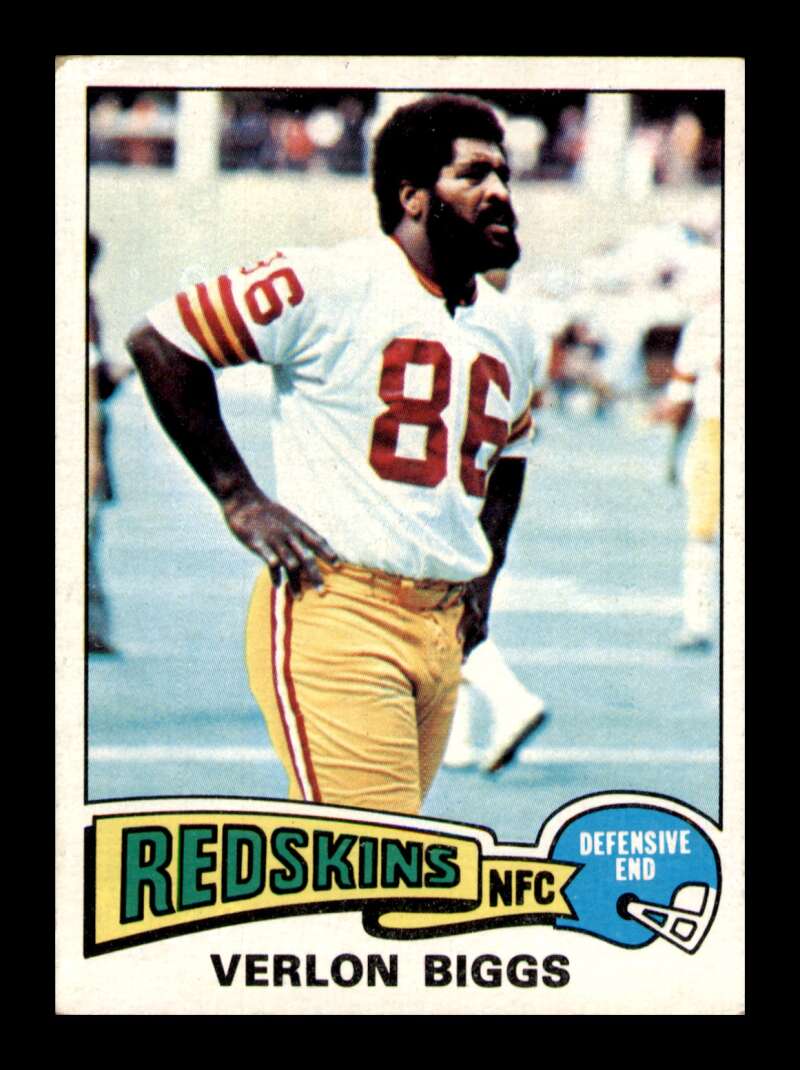 Load image into Gallery viewer, 1975 Topps Verlon Biggs #303 Washington Redskins Image 1
