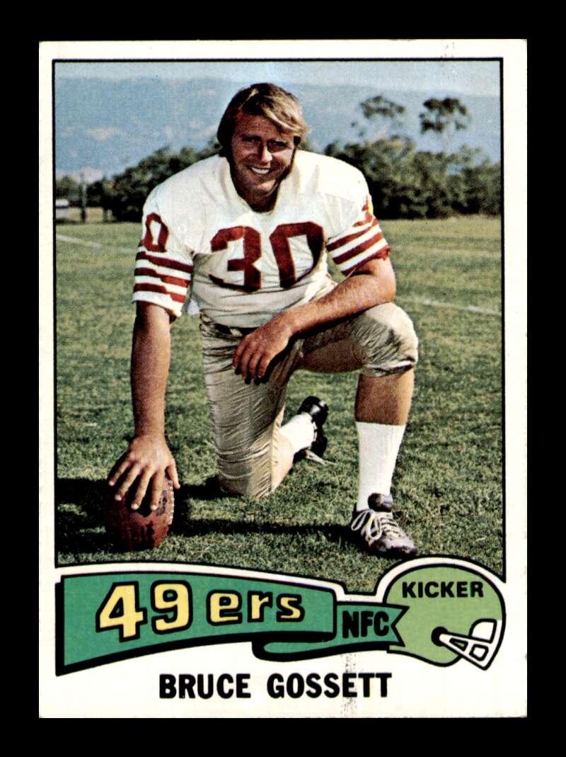 Load image into Gallery viewer, 1975 Topps Bruce Gossett #302 San Francisco 49ers Image 1
