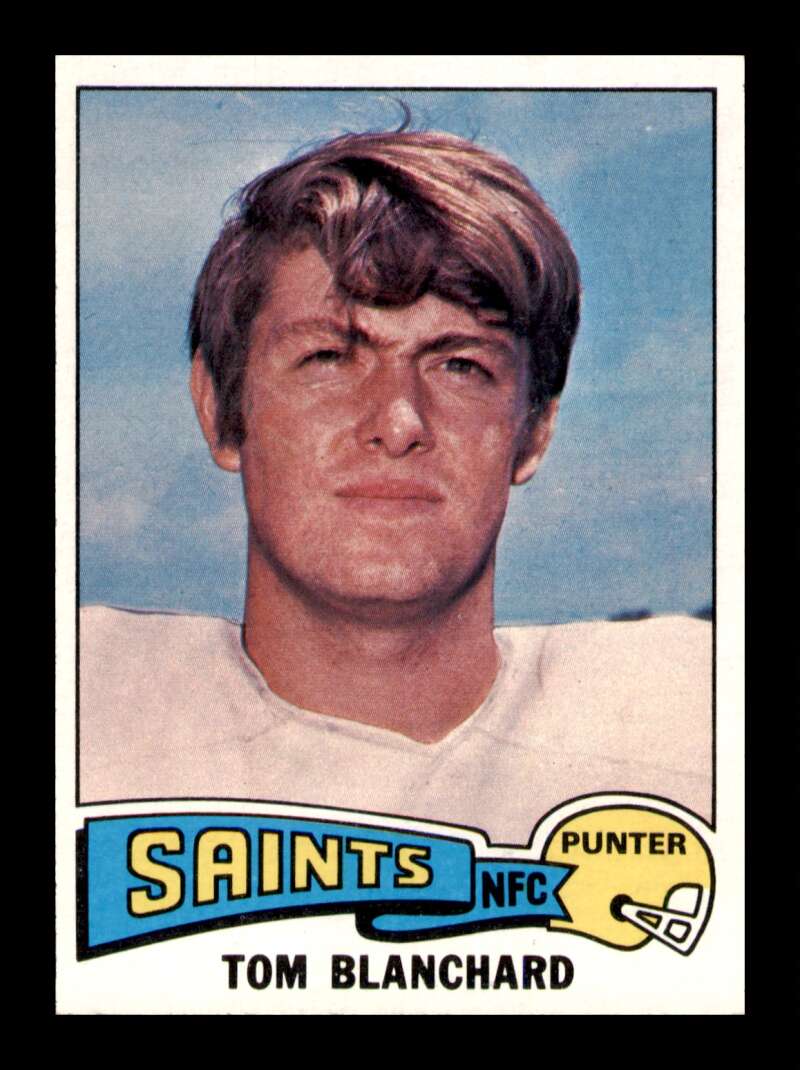 Load image into Gallery viewer, 1975 Topps Tom Blanchard #296 New Orleans Saints Image 1
