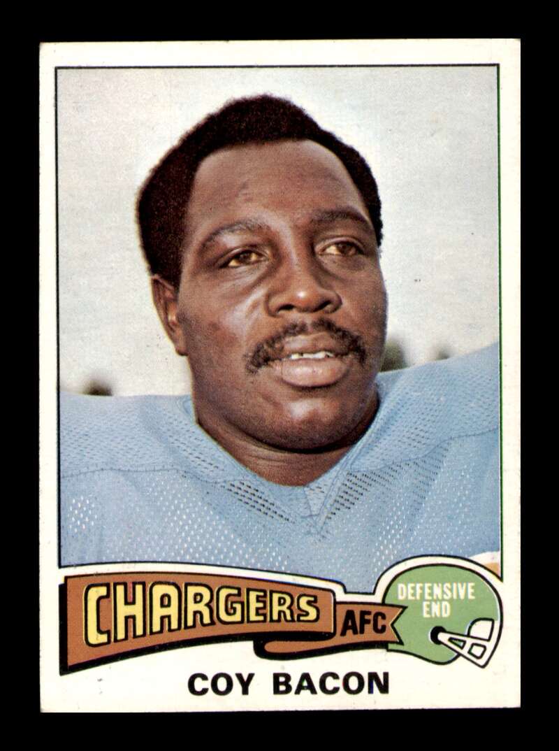 Load image into Gallery viewer, 1975 Topps Coy Bacon #284 San Diego Chargers Image 1
