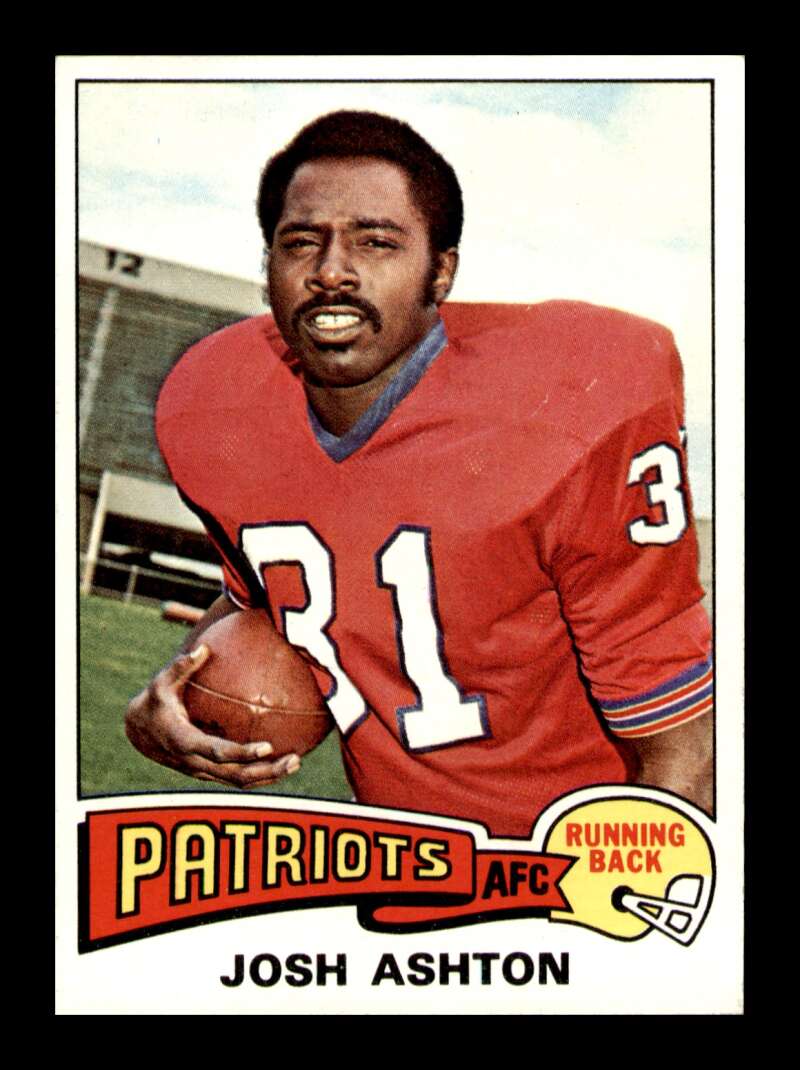 Load image into Gallery viewer, 1975 Topps Josh Ashton #266 New England Patriots Image 1
