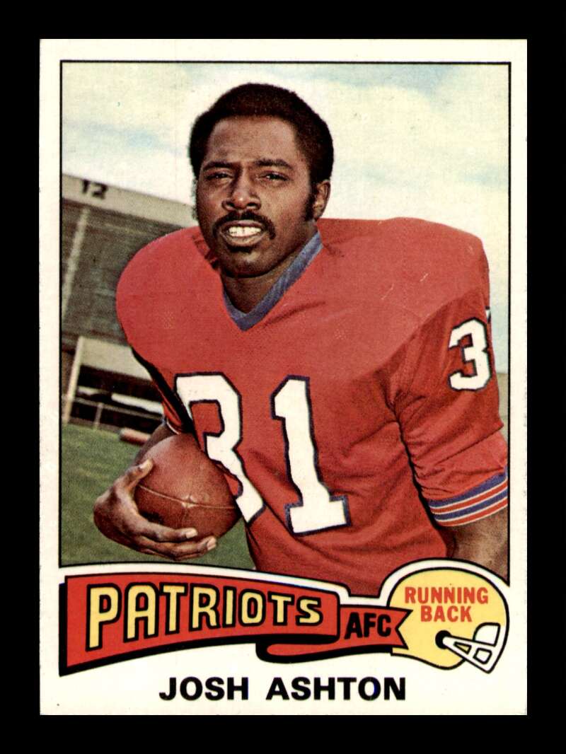 Load image into Gallery viewer, 1975 Topps Josh Ashton #266 New England Patriots Image 1
