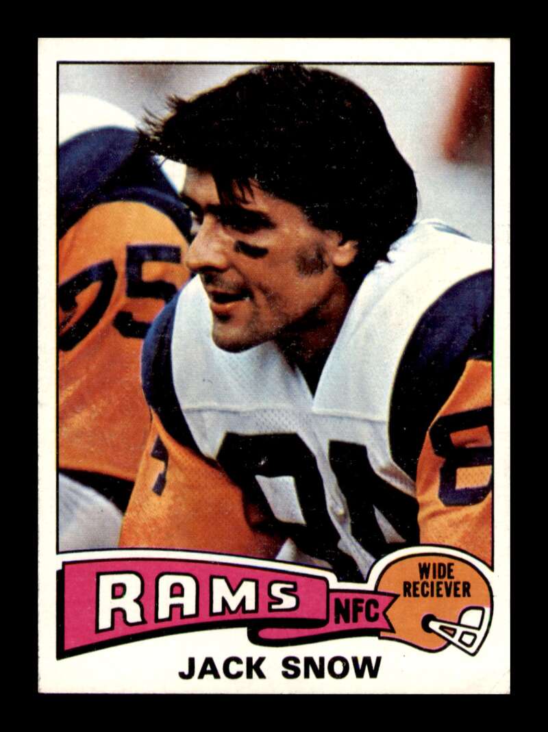 Load image into Gallery viewer, 1975 Topps Jack Snow #258 Los Angeles Rams Image 1
