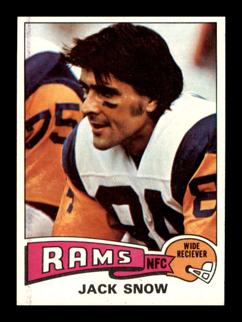 Load image into Gallery viewer, 1975 Topps Jack Snow #258 Los Angeles Rams Image 1
