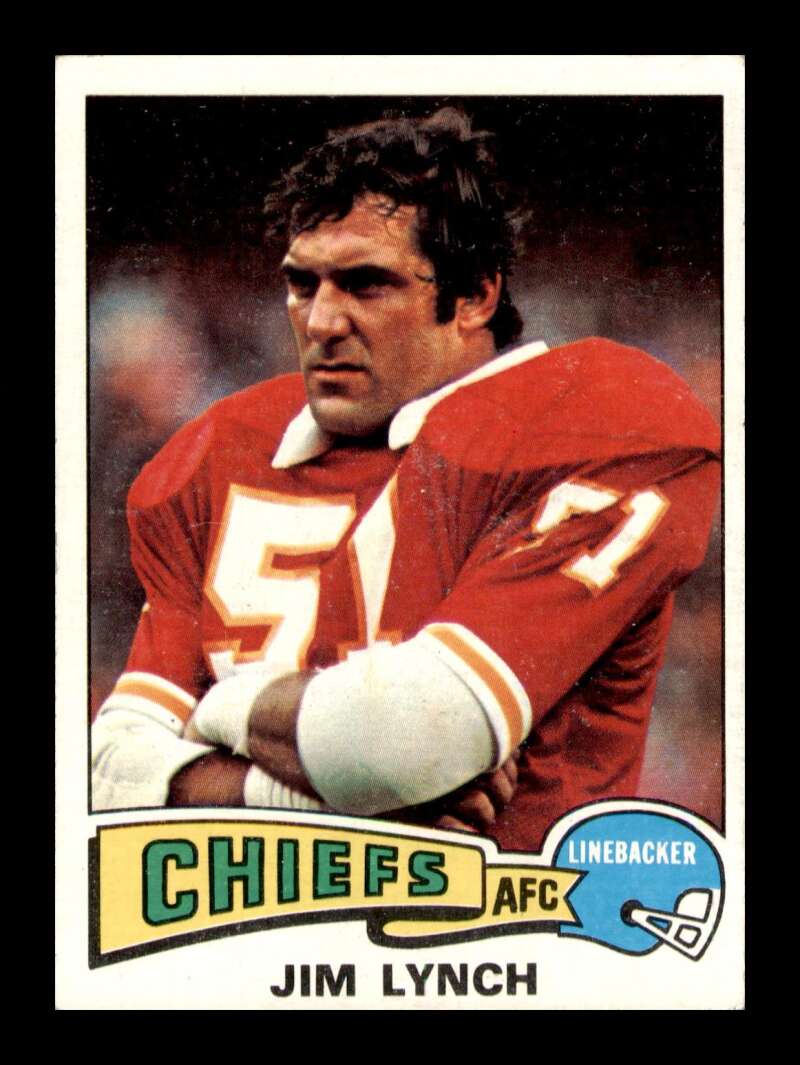 Load image into Gallery viewer, 1975 Topps Jim Lynch #254 Kansas City Chiefs Image 1
