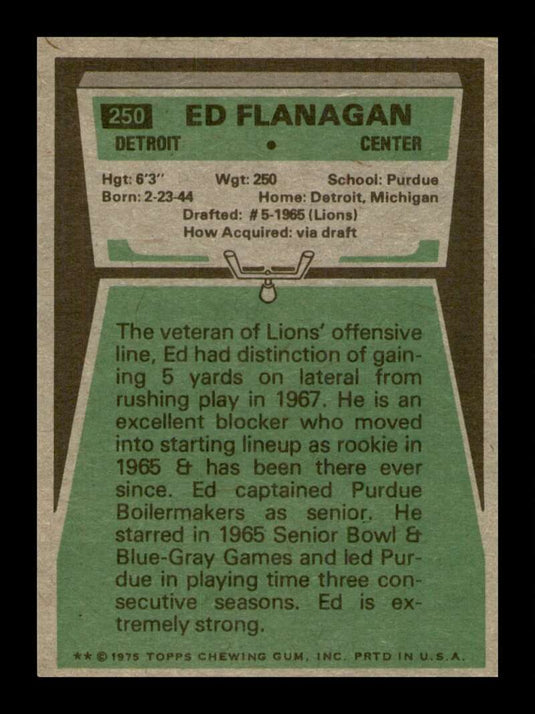 1975 Topps Ed Flanagan