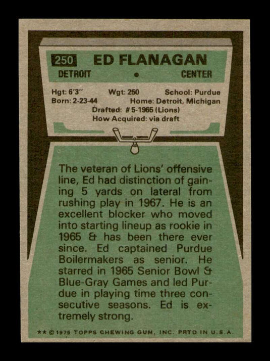 1975 Topps Ed Flanagan 