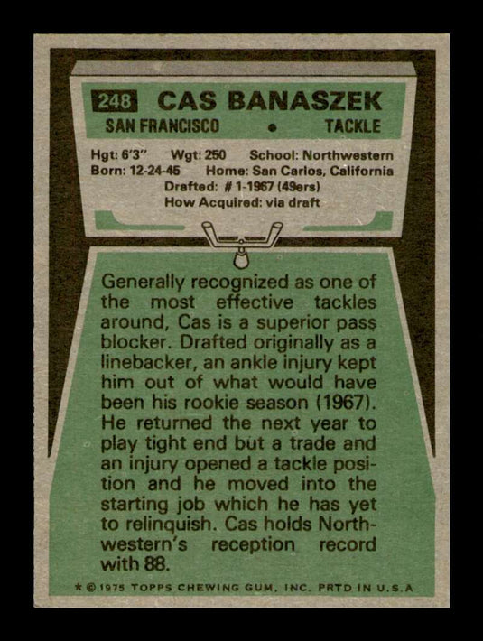 1975 Topps Cas Banaszek 