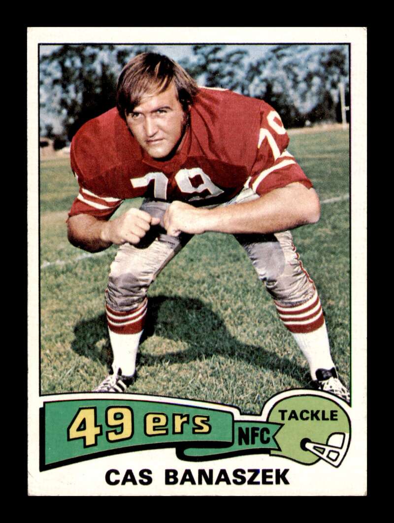 Load image into Gallery viewer, 1975 Topps Cas Banaszek #248 San Francisco 49ers Image 1
