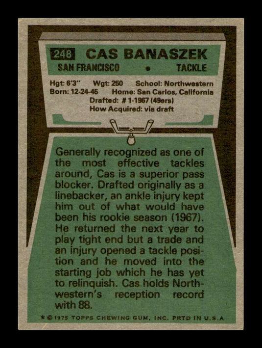 1975 Topps Cas Banaszek