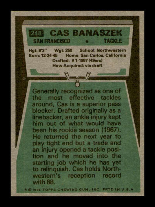 1975 Topps Cas Banaszek