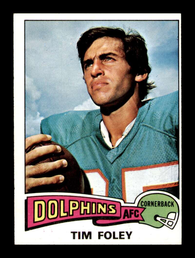 Load image into Gallery viewer, 1975 Topps Tim Foley #521 Miami Dolphins Image 1
