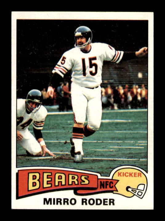 1975 Topps Mirro Roder #508 Chicago Bears – Shark City Collectibles