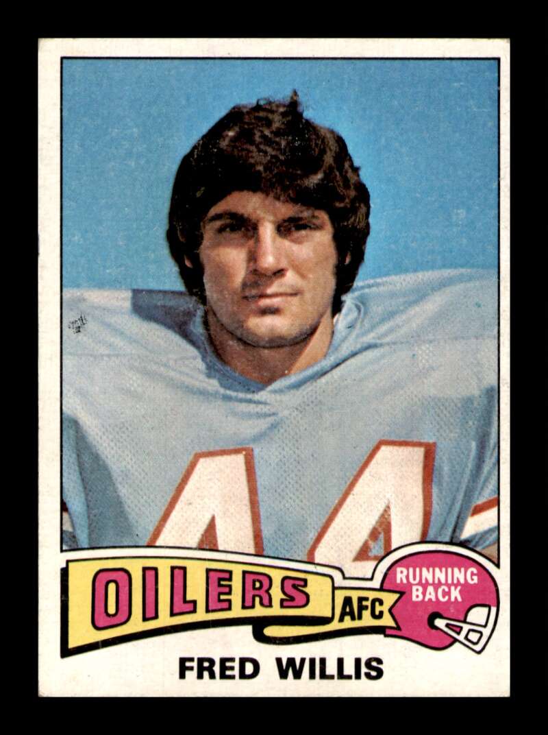 Load image into Gallery viewer, 1975 Topps Fred Willis #504 Houston Oilers Image 1
