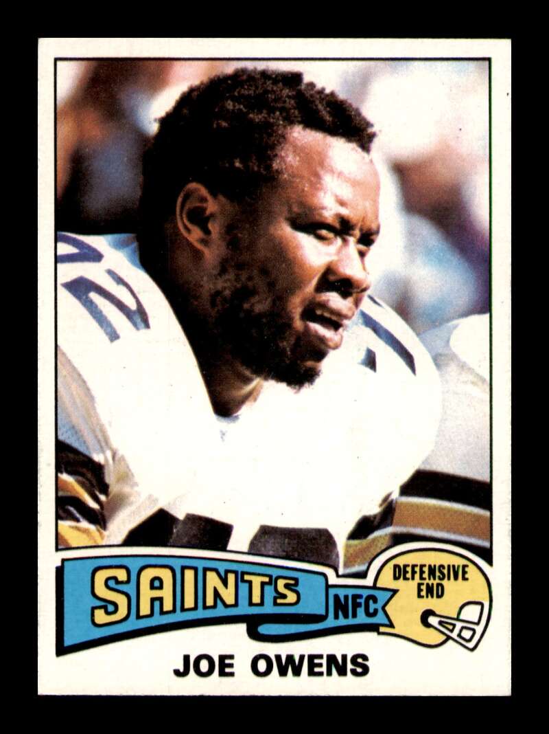 Load image into Gallery viewer, 1975 Topps Joe Owens #468 New Orleans Saints Image 1
