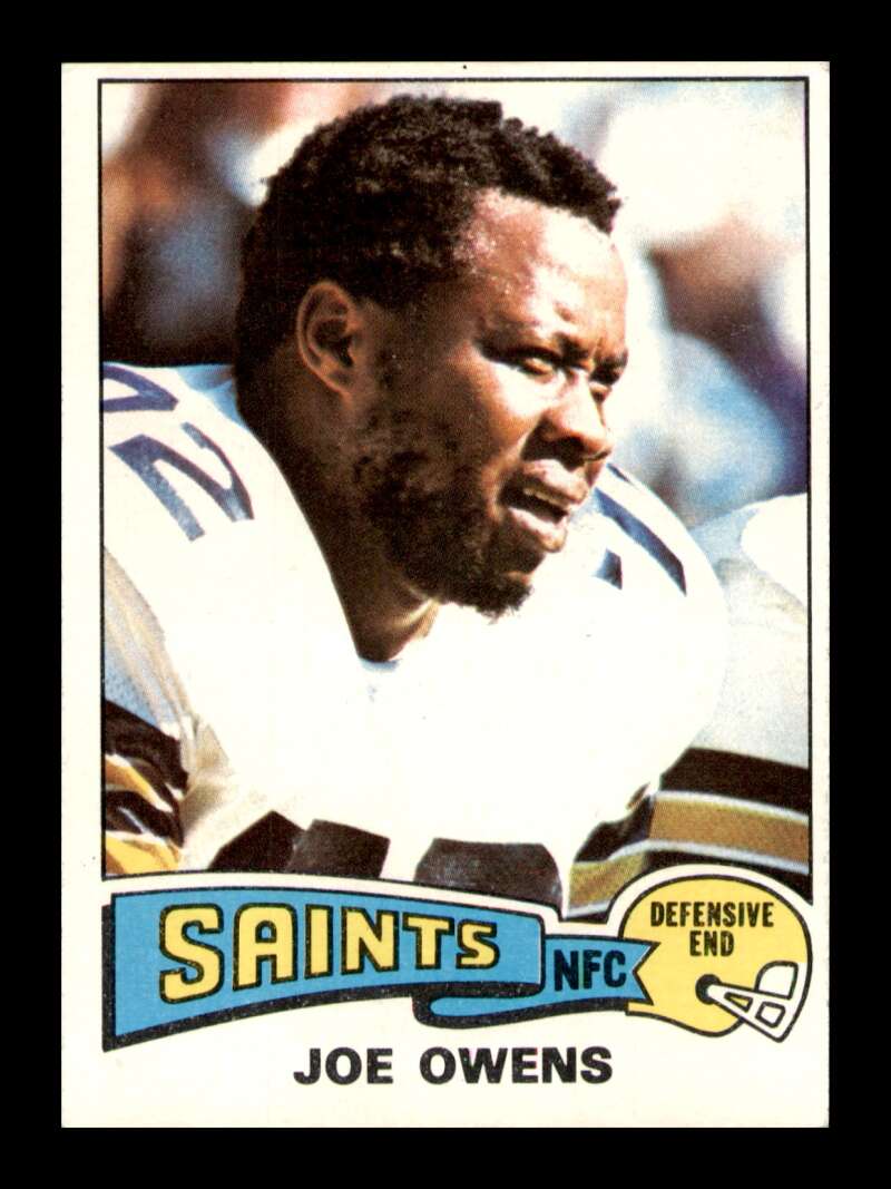 Load image into Gallery viewer, 1975 Topps Joe Owens #468 New Orleans Saints Image 1
