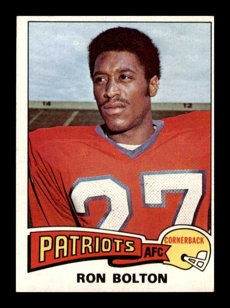 Load image into Gallery viewer, 1975 Topps Ron Bolton #467 New England Patriots Image 1
