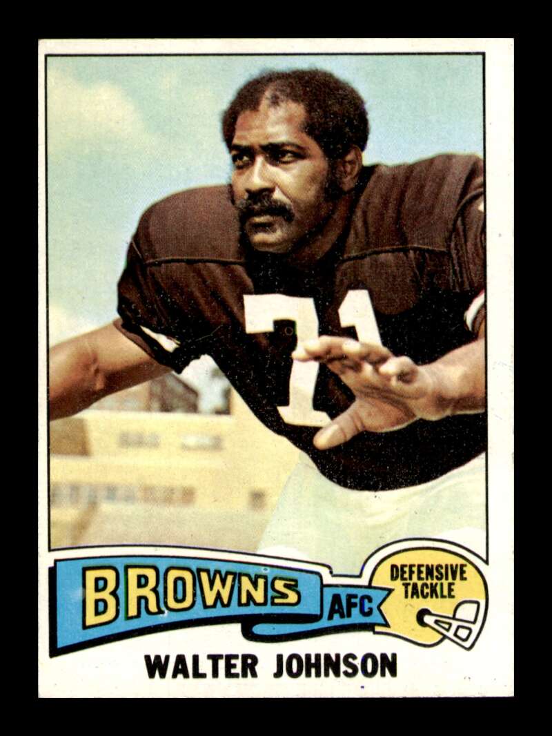 Load image into Gallery viewer, 1975 Topps Walter Johnson #463 Cleveland Browns Image 1
