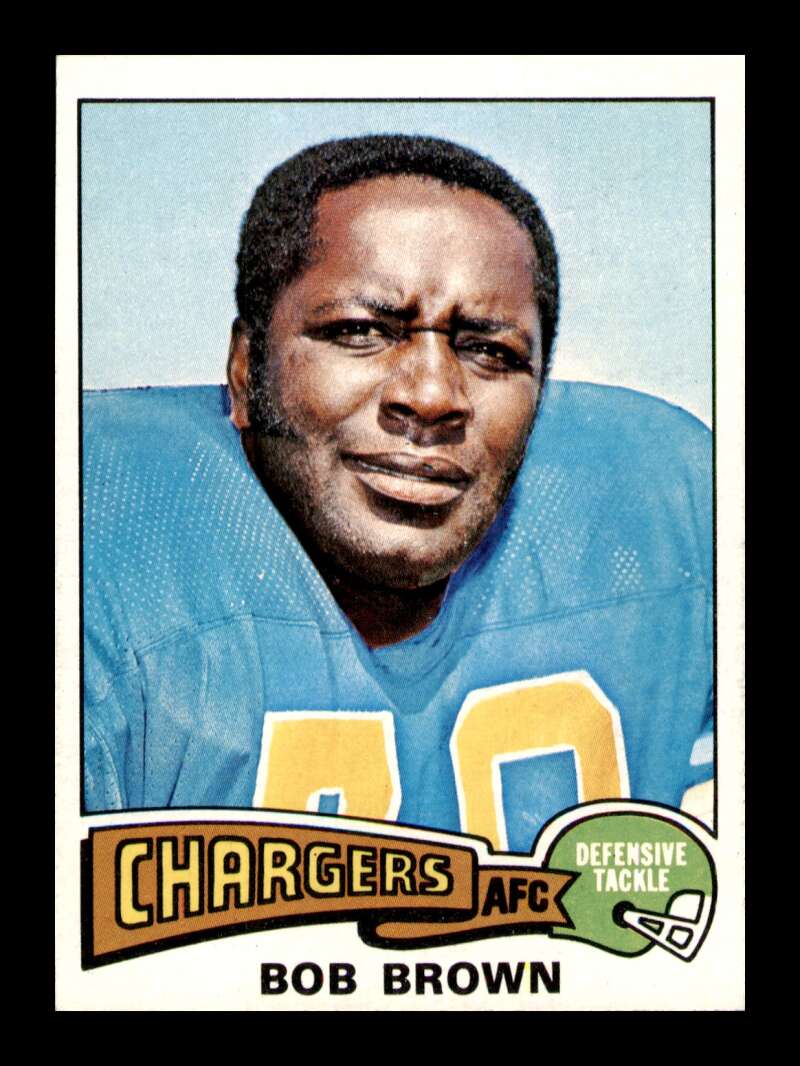 Load image into Gallery viewer, 1975 Topps Bob Brown #448 San Diego Chargers Image 1
