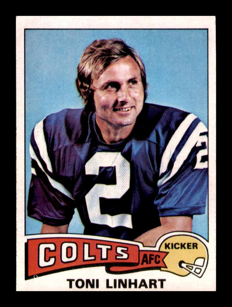 Load image into Gallery viewer, 1975 Topps Toni Linhart #439 Rookie RC Baltimore Colts Image 1
