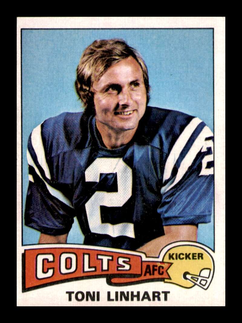 Load image into Gallery viewer, 1975 Topps Toni Linhart #439 Rookie RC Baltimore Colts Image 1
