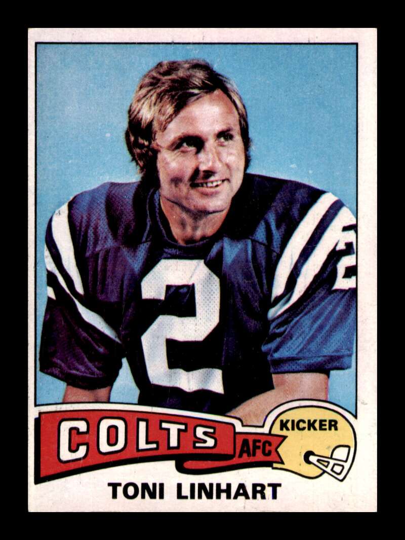 Load image into Gallery viewer, 1975 Topps Toni Linhart #439 Rookie RC Baltimore Colts Image 1
