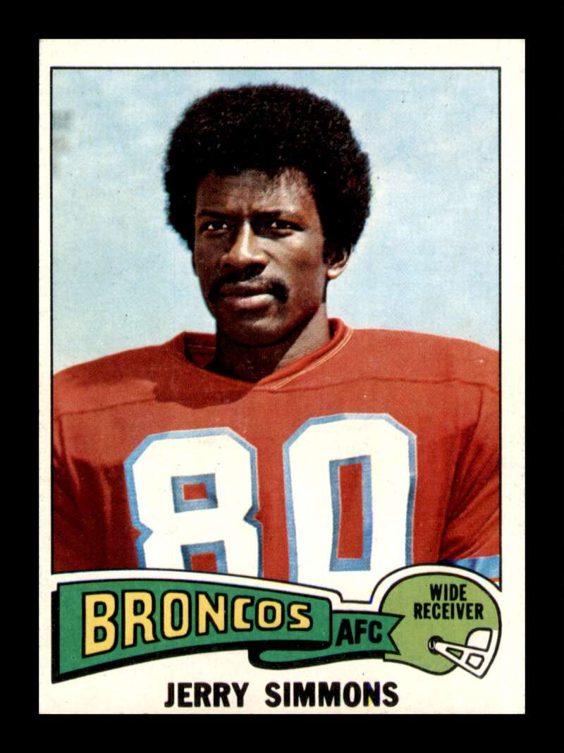 Load image into Gallery viewer, 1975 Topps Jerry Simmons #432 Denver Broncos Image 1
