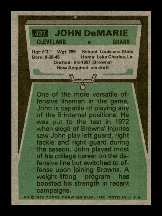 1975 Topps John DeMarie 