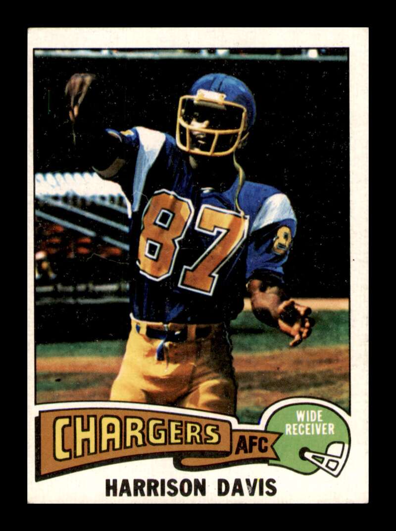 Load image into Gallery viewer, 1975 Topps Harrison Davis #423 Rookie RC San Diego Chargers Image 1
