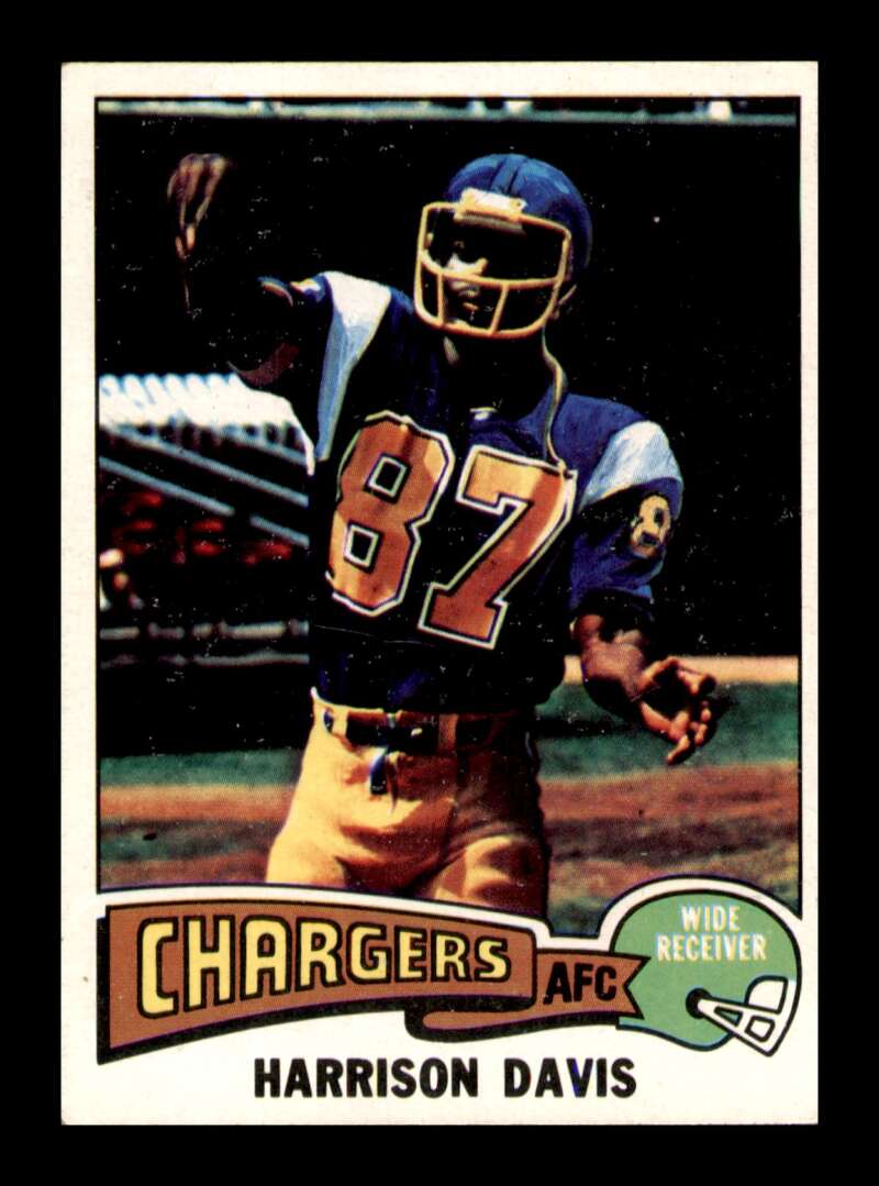 Load image into Gallery viewer, 1975 Topps Harrison Davis #423 Rookie RC San Diego Chargers Image 1
