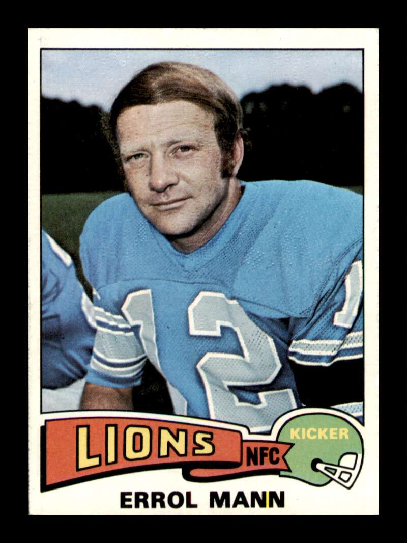 Load image into Gallery viewer, 1975 Topps Errol Mann #421 Detroit Lions Image 1
