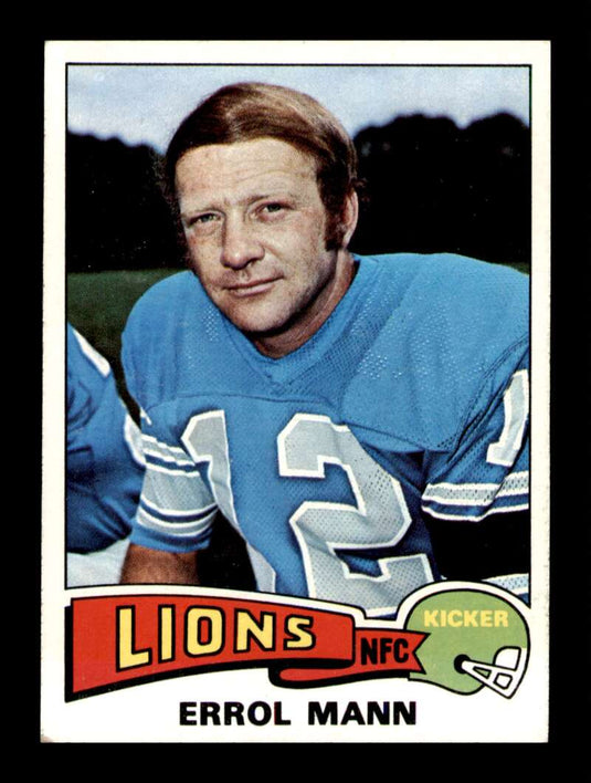 1975 Topps Errol Mann 