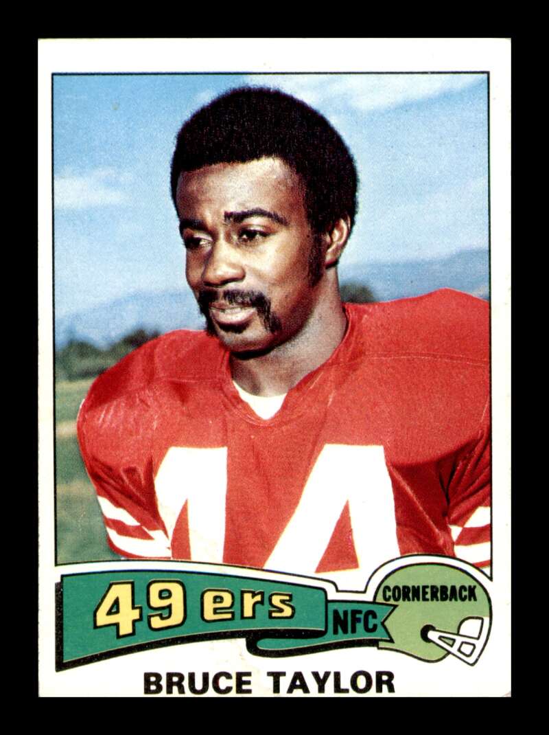 Load image into Gallery viewer, 1975 Topps Bruce Taylor #418 San Francisco 49ers Image 1
