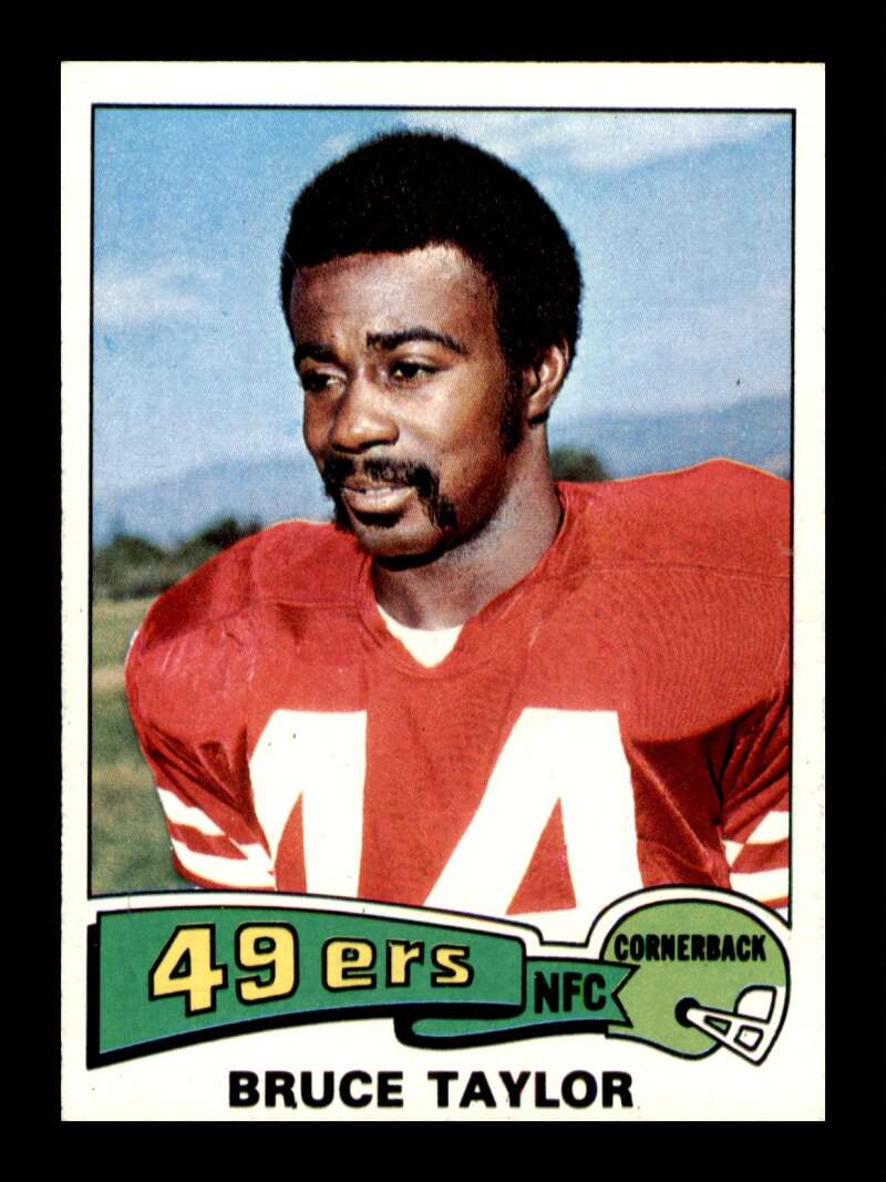 Load image into Gallery viewer, 1975 Topps Bruce Taylor #418 San Francisco 49ers Image 1
