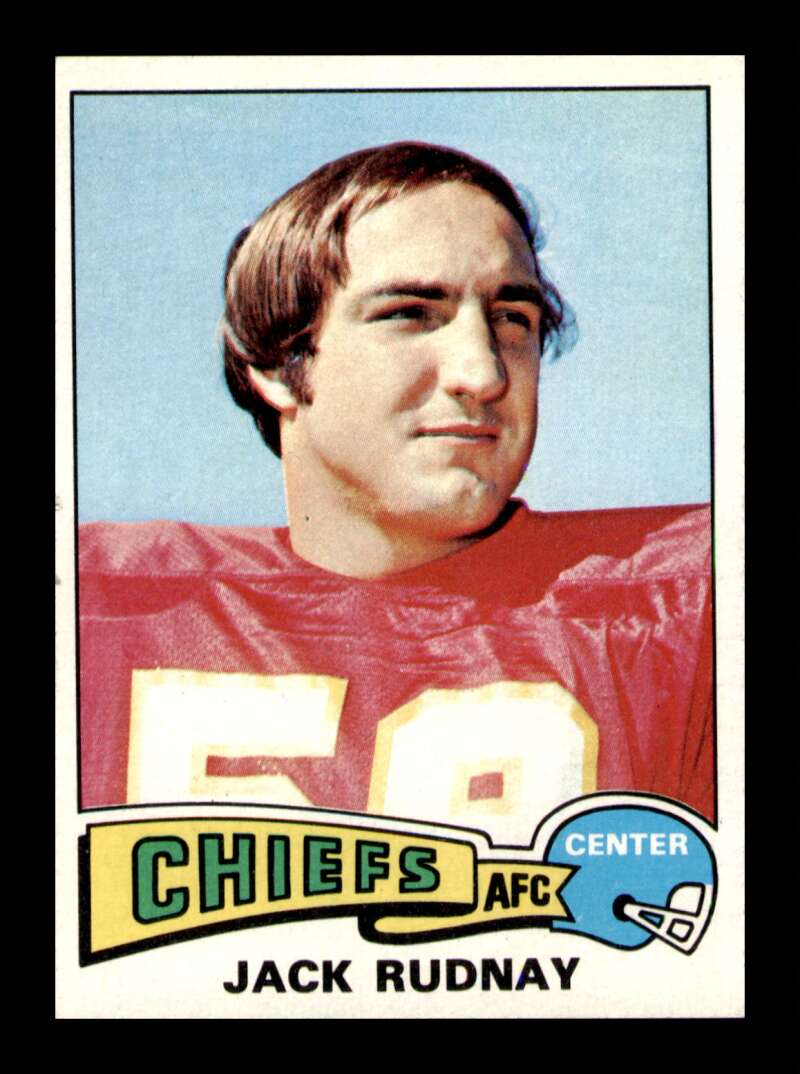 Load image into Gallery viewer, 1975 Topps Jack Rudnay #401 Kansas City Chiefs Image 1
