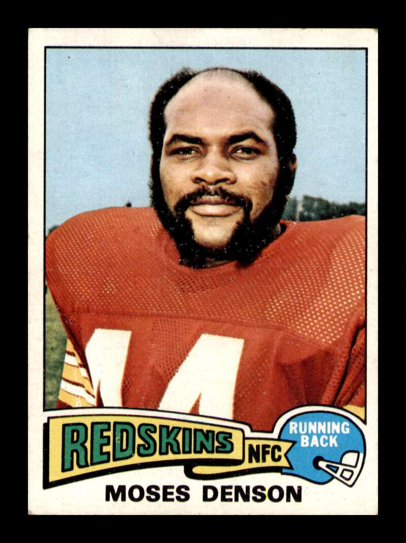 Load image into Gallery viewer, 1975 Topps Moses Denson #392 Rookie RC Washington Redskins Image 1
