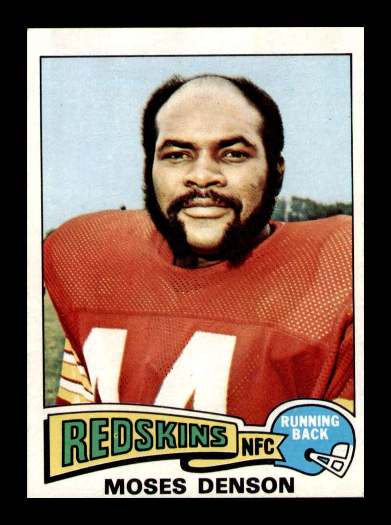 Load image into Gallery viewer, 1975 Topps Moses Denson #392 Rookie RC Washington Redskins Image 1
