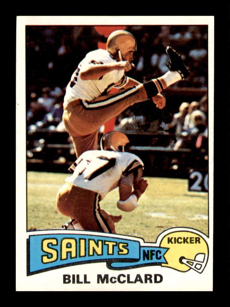 Load image into Gallery viewer, 1975 Topps Bill McClard #382 New Orleans Saints Image 1
