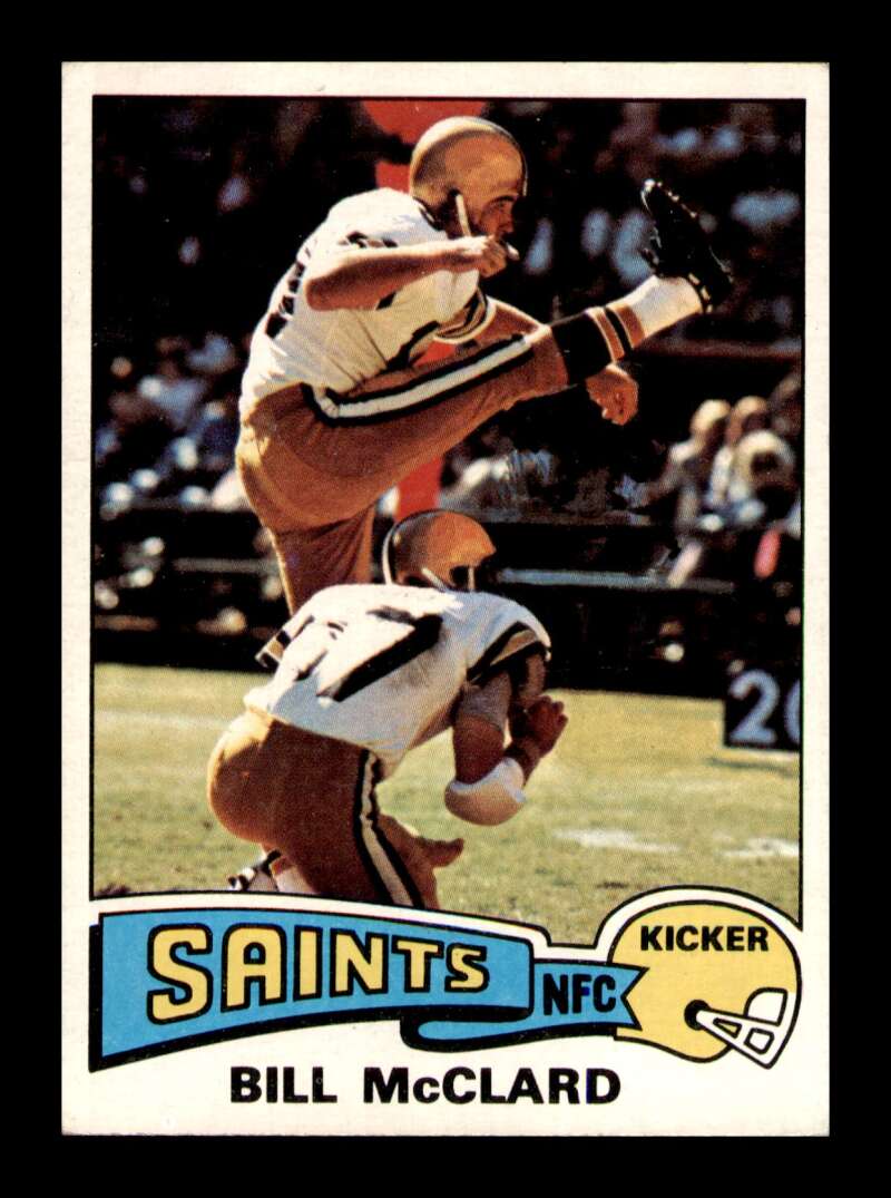 Load image into Gallery viewer, 1975 Topps Bill McClard #382 New Orleans Saints Image 1
