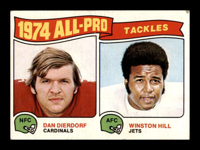 1975 Topps Dan Dierdorf Winston Hill 