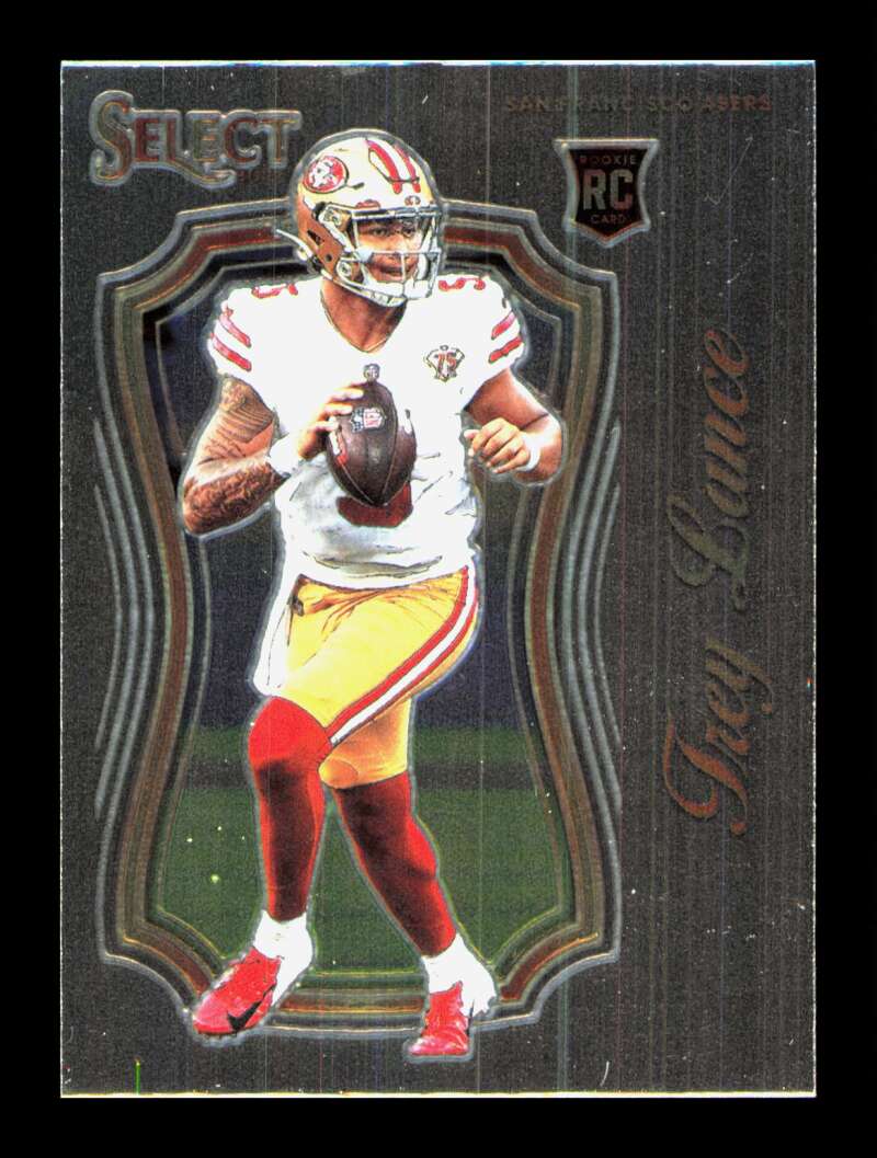 Load image into Gallery viewer, 2021 Panini Select Certified Trey Lance #SCR-3 Rookie RC San Francisco 49ers Image 1
