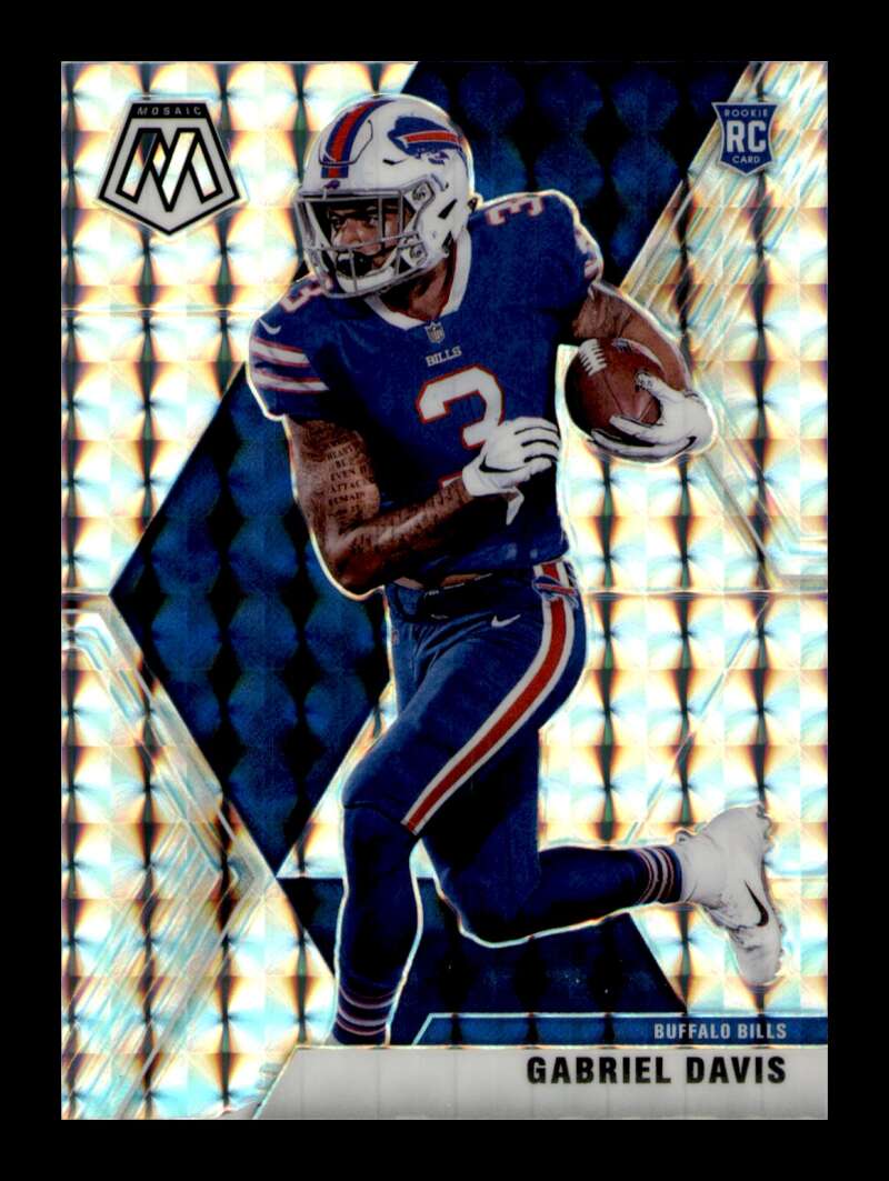 Load image into Gallery viewer, 2020 Panini Mosaic Silver Mosaic Prizm Gabriel Davis #239 Rookie RC Bills  Image 1
