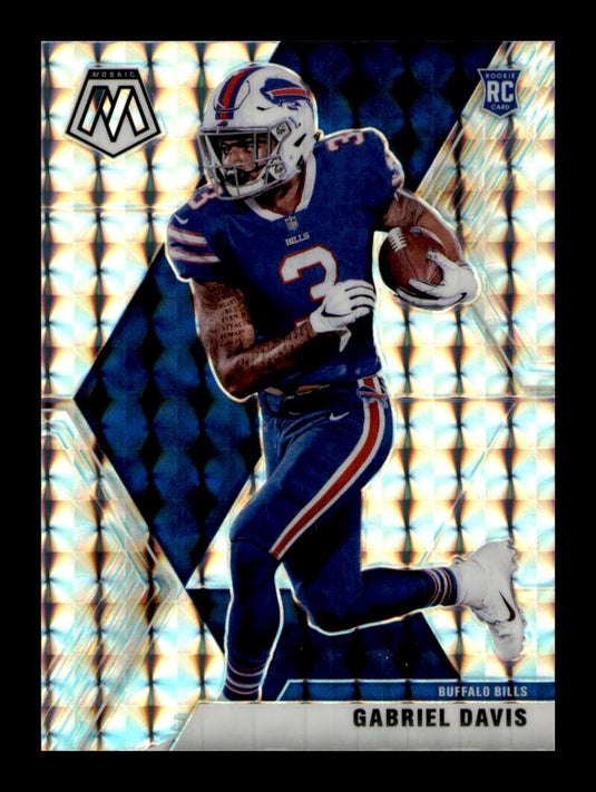 2020 Panini Mosaic Silver Mosaic Prizm Gabriel Davis