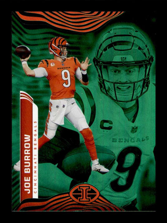 2022 Panini Illusions Trophy Collection Emerald Joe Burrow 