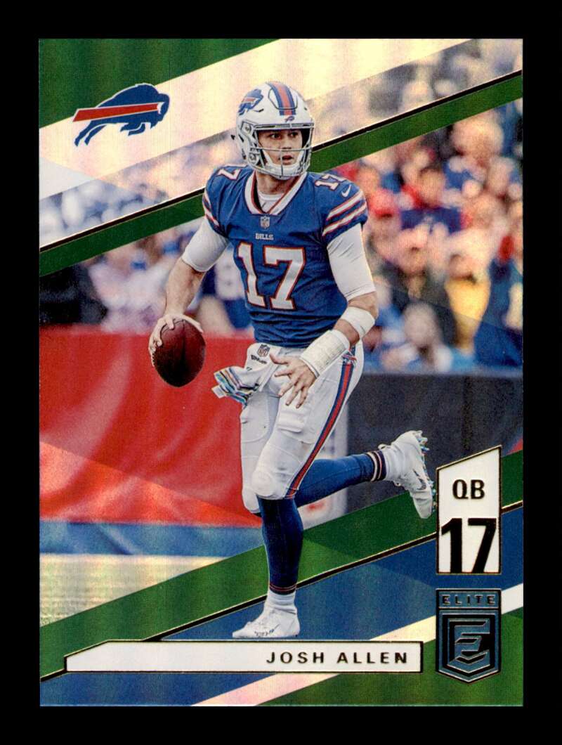 Load image into Gallery viewer, 2019 Donruss Elite Green Josh Allen #2 2nd Year Short Print SP Buffalo Bills Image 1
