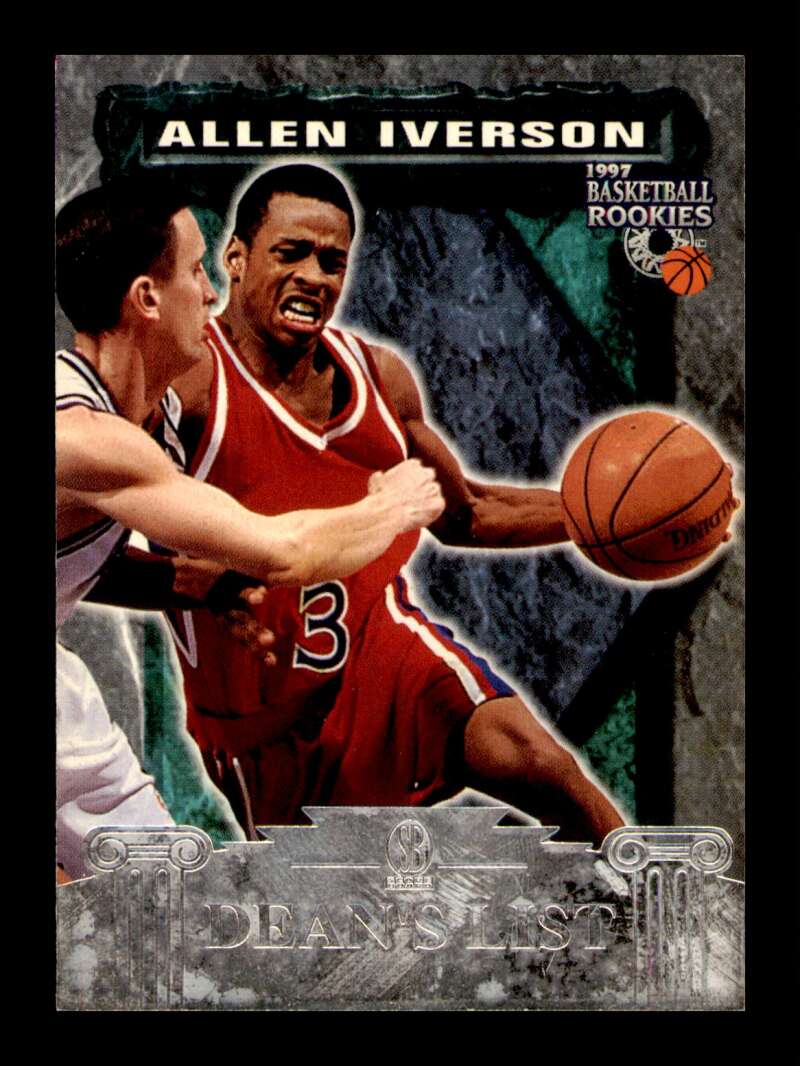Load image into Gallery viewer, 1997-98 Score Board Rookies Dean&#39;s List Allen Iverson #73 Philadelphia 76ers Image 1
