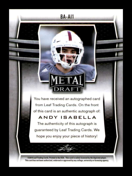 2019 Leaf Metal Draft Auto Andy Isabella