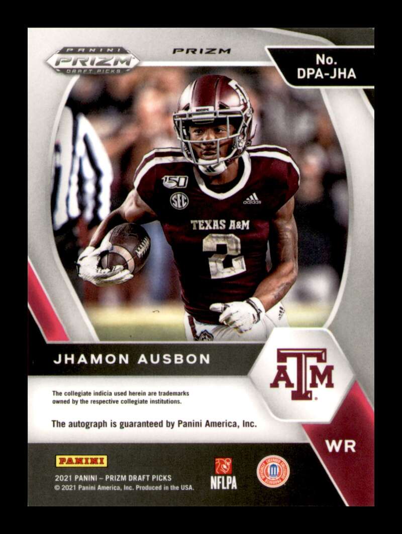 Load image into Gallery viewer, 2021 Prizm Draft Gold Ice Auto Jhamon Ausbon #DPA-JHA Rookie RC SP Texas A&amp;M Image 2
